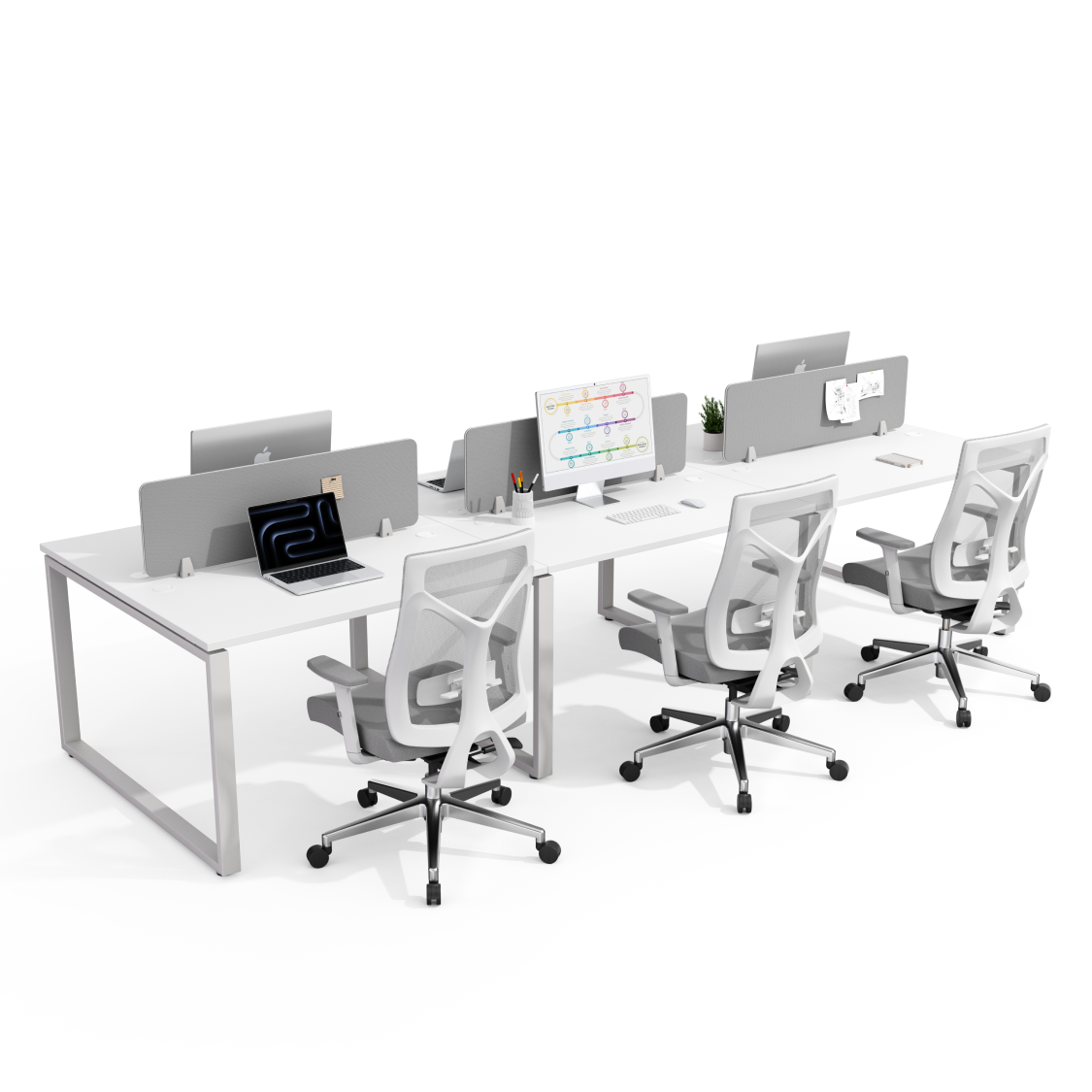 6 Person Face to Face Table SKYLAND NOVO 3600