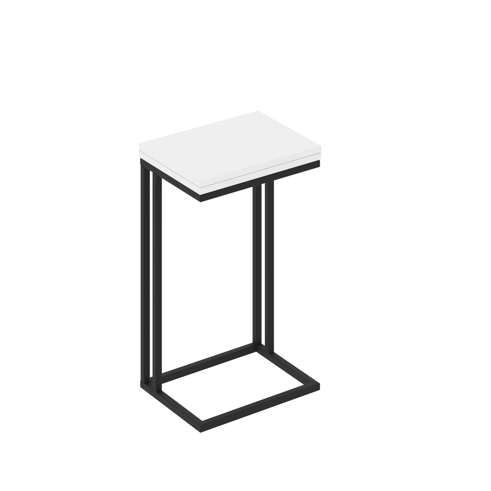 COMP Table, White black, 668.0x300.0x400.0 mm