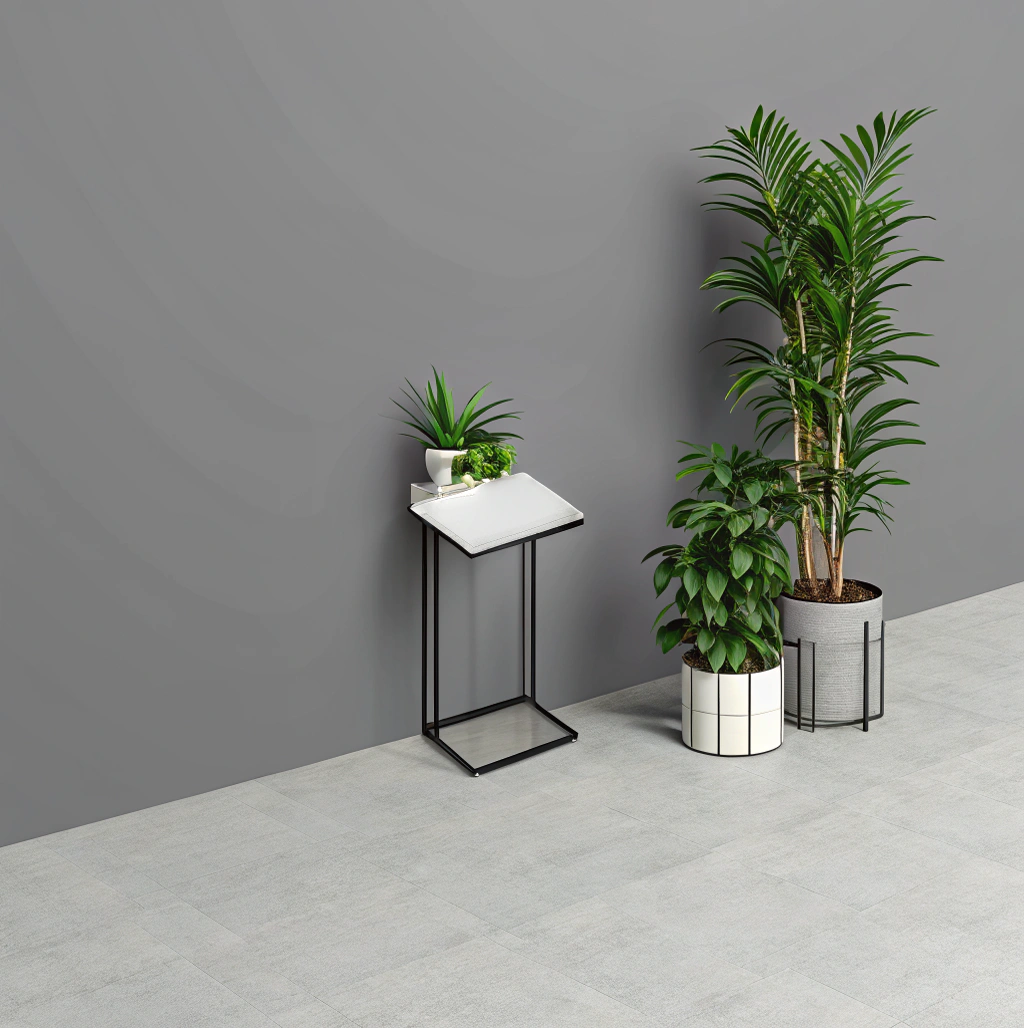 COMP Table, White black, 668.0x300.0x400.0 mm