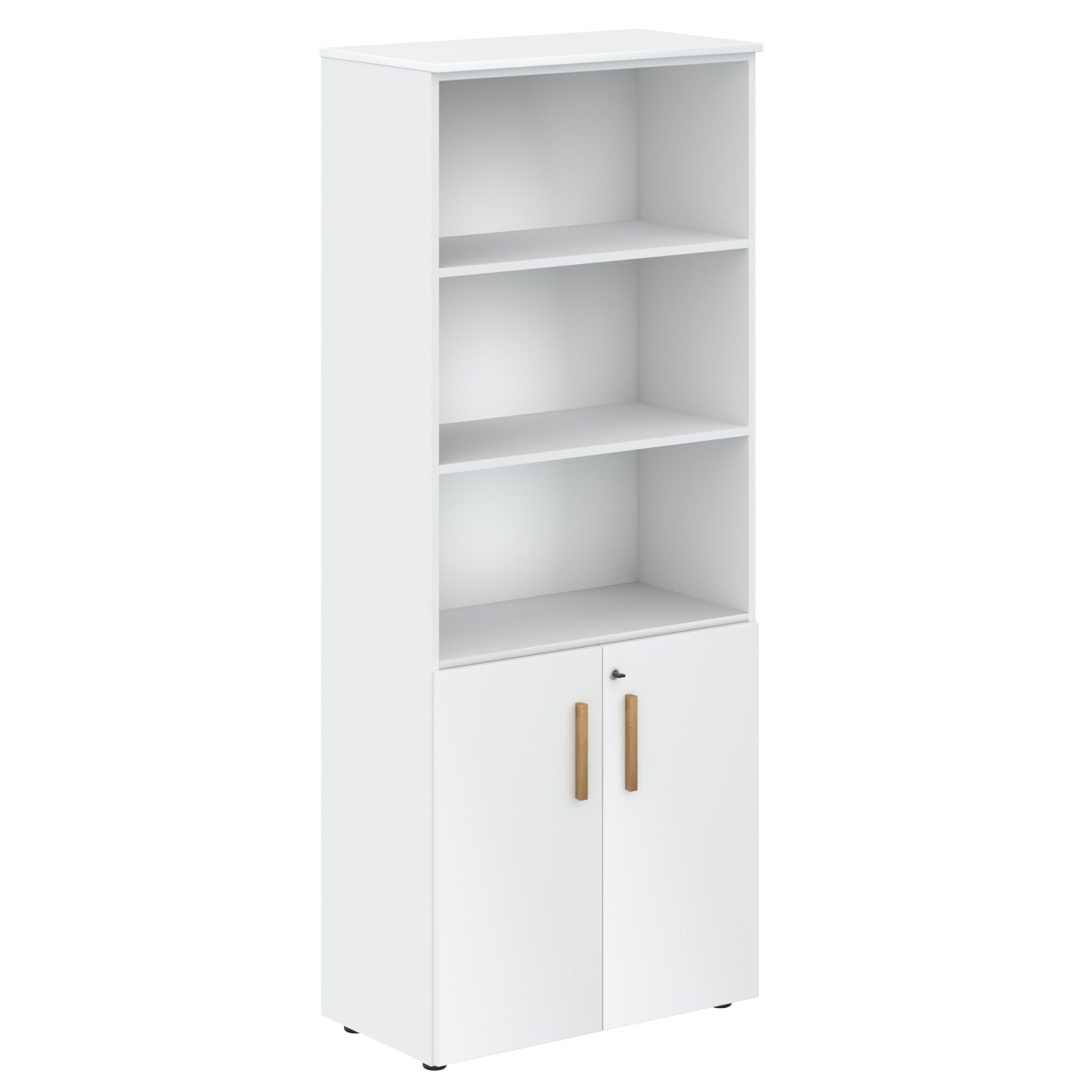 خزانة FORTA - أبيض فاخر/أبيض فاخر - 802x429x1983 mm