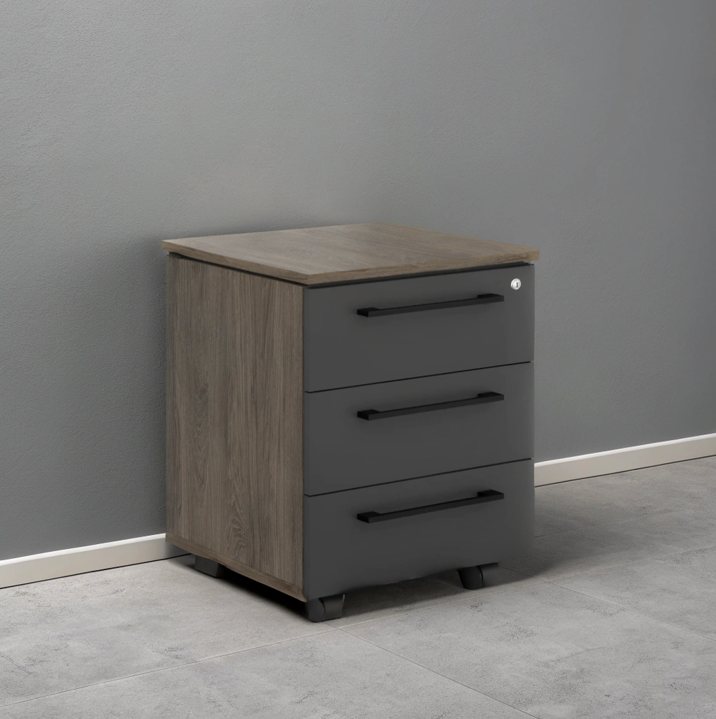 Morris Trend  Mobile drawer - 465x452x652 - Anthracite/Karia Palmyra