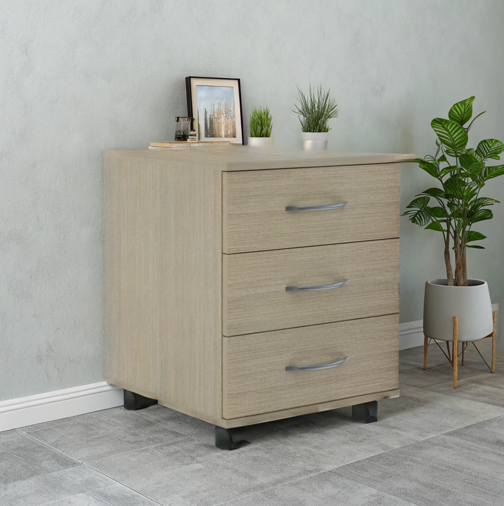 SIMPLE Mobile drawer - Legno light - 412x450x566 mm