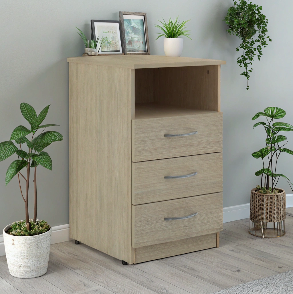 SIMPLE Pedestal - Legno Light - 407x450x760 mm