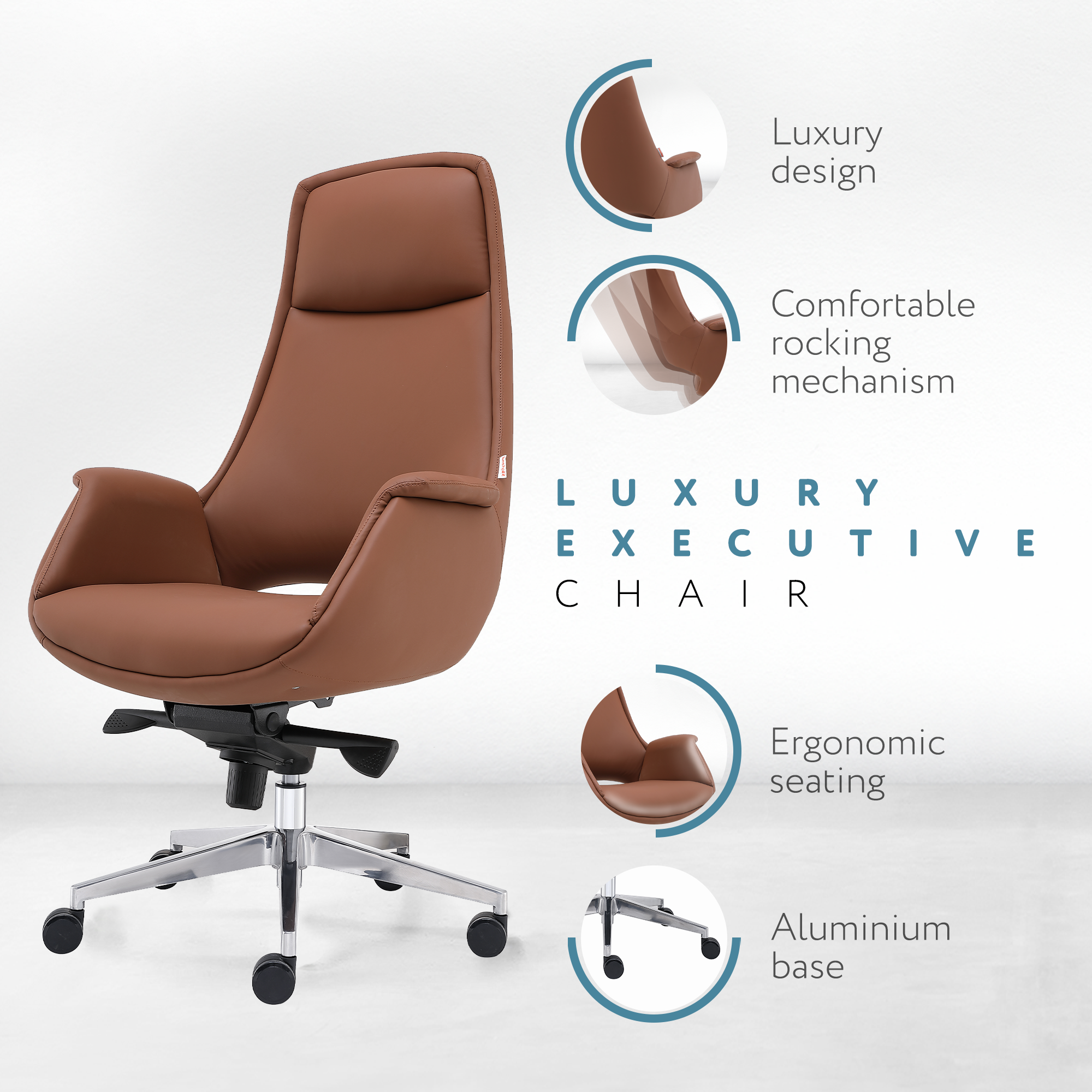 SkyLand Executive Chair CH 490 brown