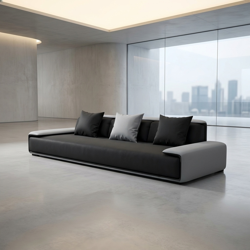 Montana Chrome Office Sofa - Photo 1