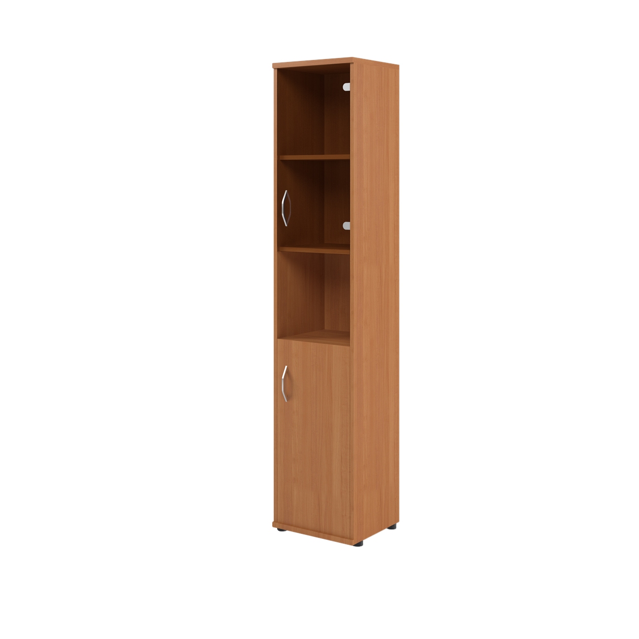 Cabinet with small wooden+glass doors, IMGAO, CU-1.4®, 406*365*1975, Pear