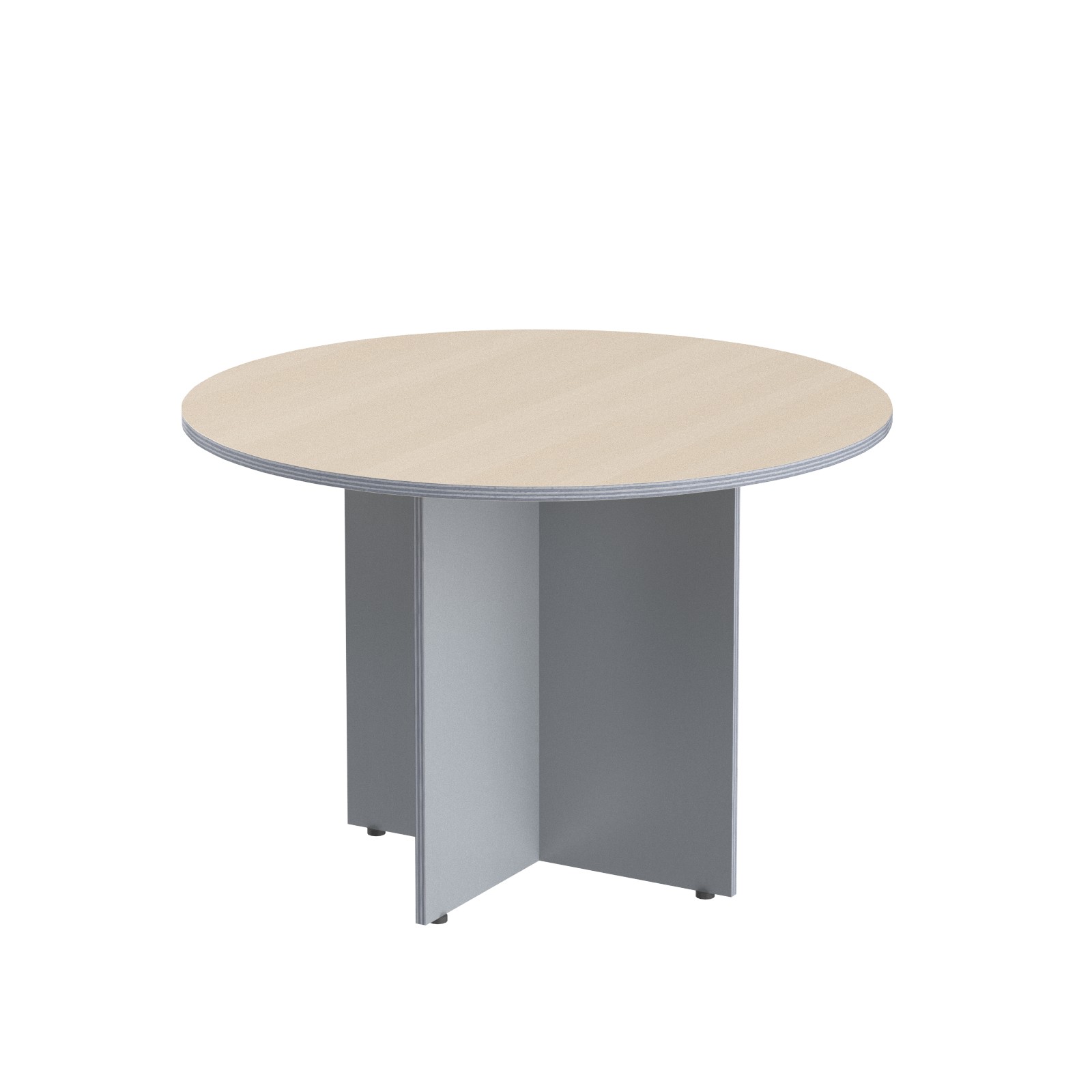 Conference table, IMAGO, PRG-1, D-1100x755, maple/metallic