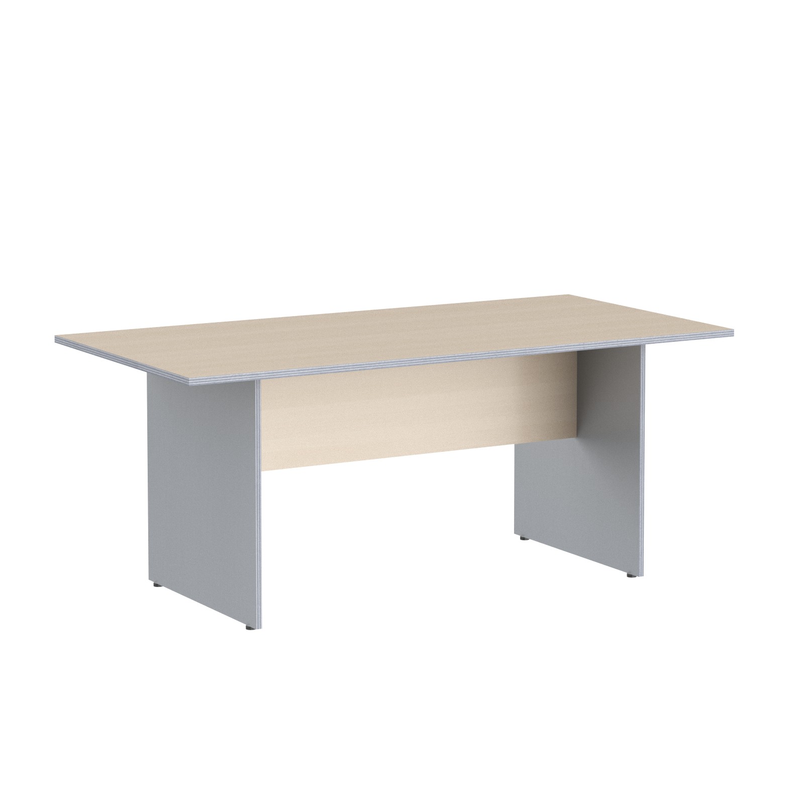 Conference table, IMAGO, PRG-2, 1800x900x755, Maple/Metallic