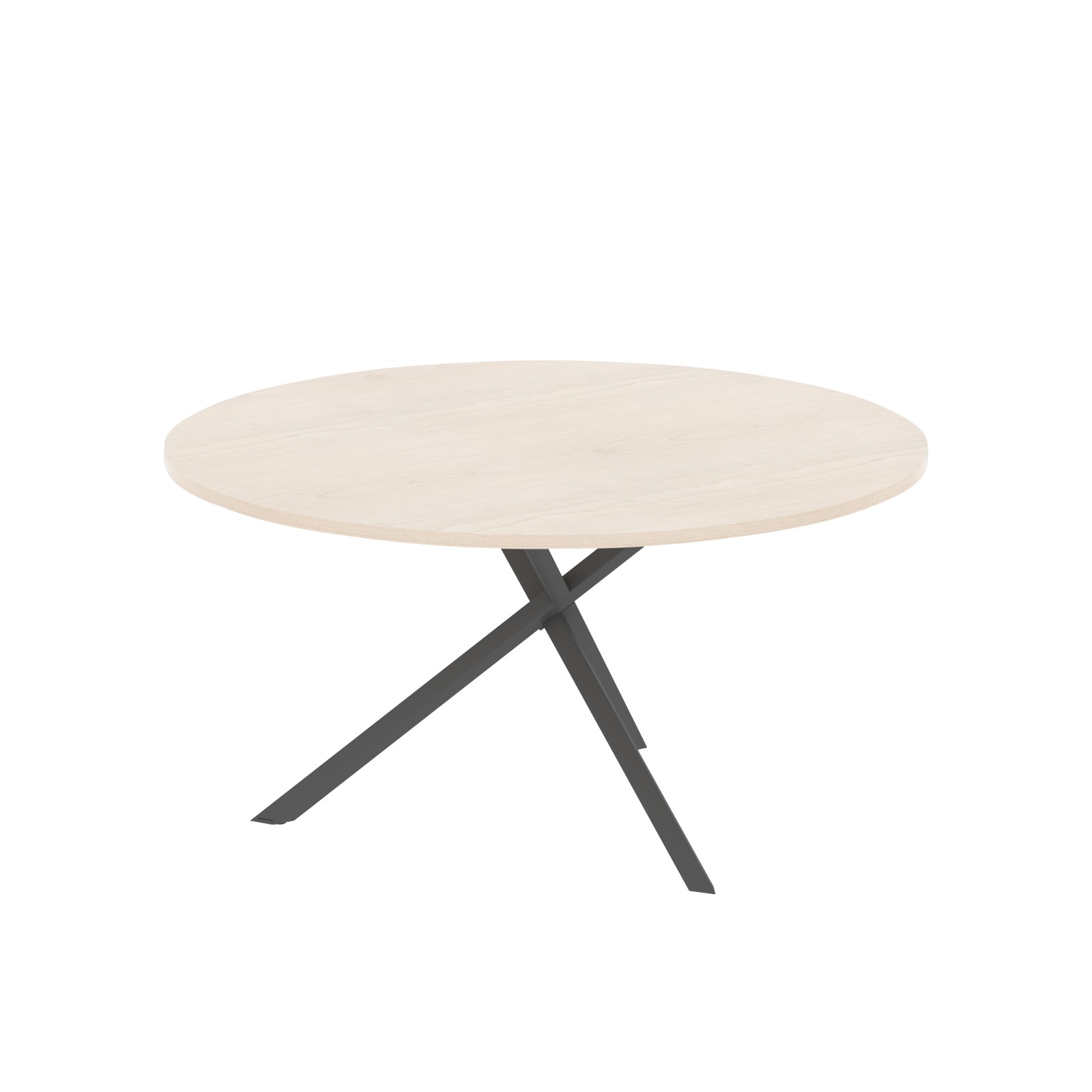 Conference table, XTEN -S, XRST 150, 1200x1200x750, Beech Tiara /Anthracite