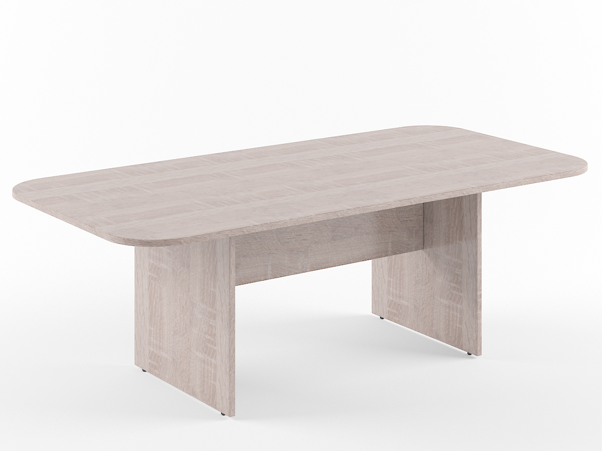 Conference table, XTEN, XOct 220, 2200x1100x750, Oak sonoma