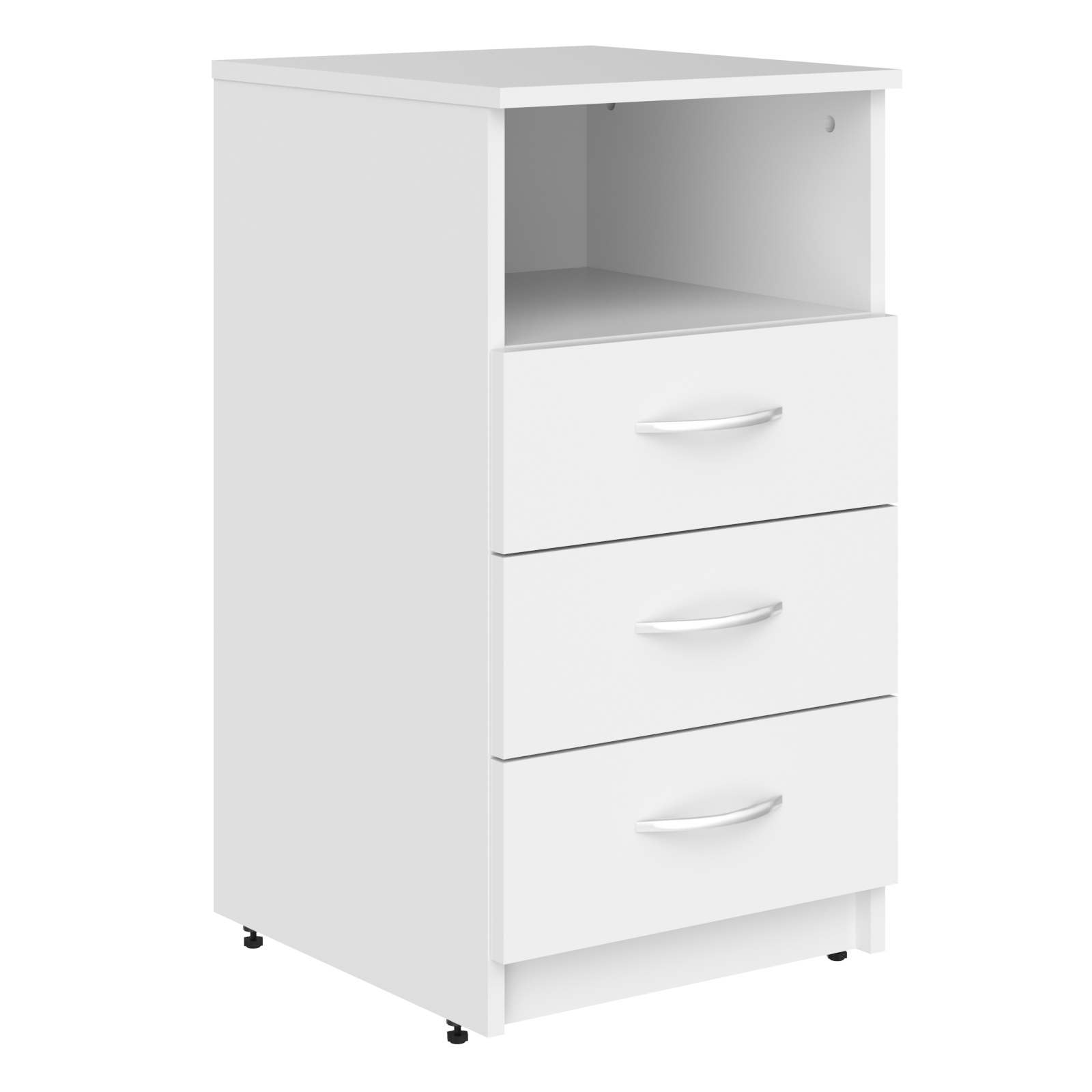Desk height pedestal, SIMPLE, SC-3D.1A, 407х450х760, White