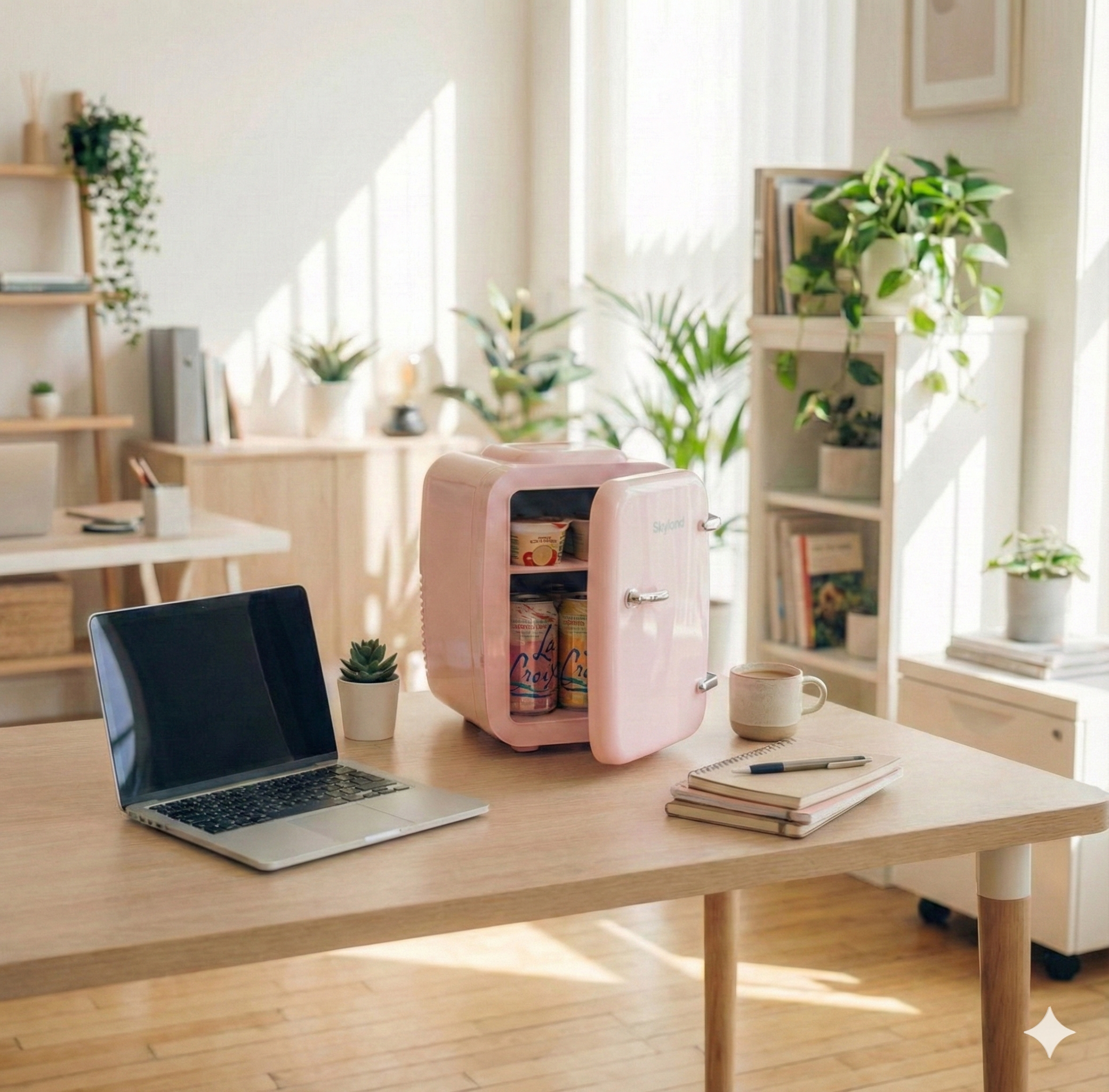 Skyland Mini Fridge 4L MFR SK 25 pink