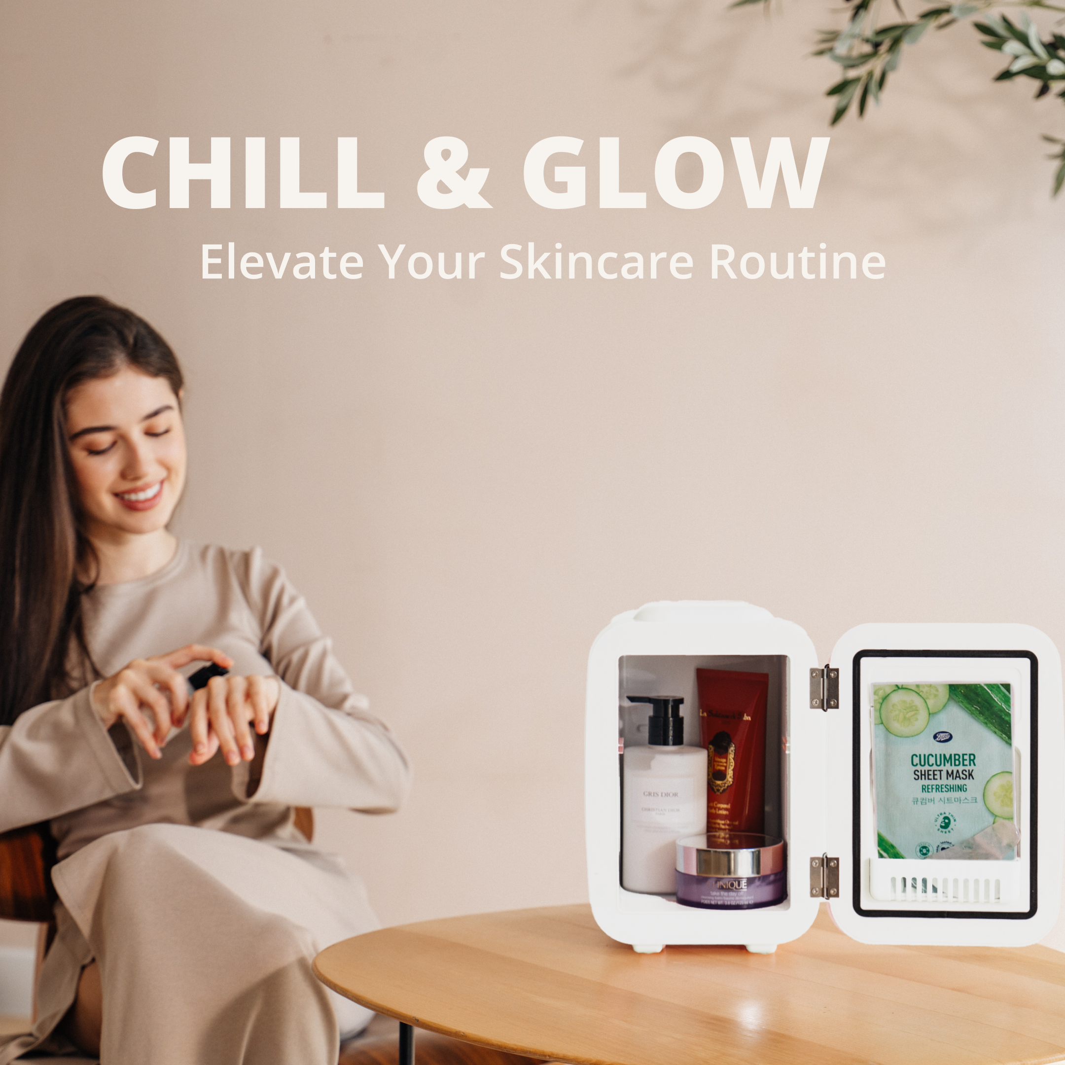 Skyland Mini Fridge 4L MFR SK 25 white