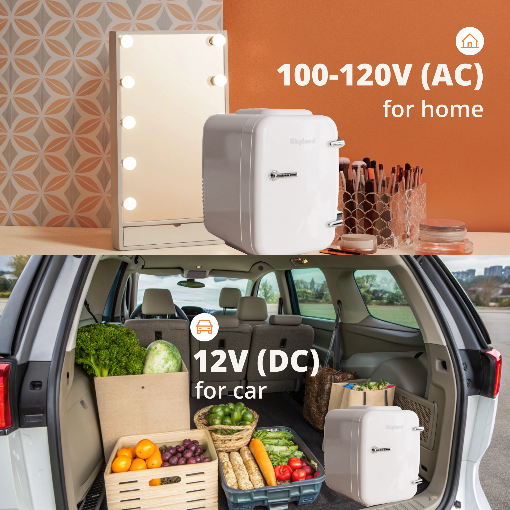 Skyland Mini Fridge 4L MFR SK 25 white