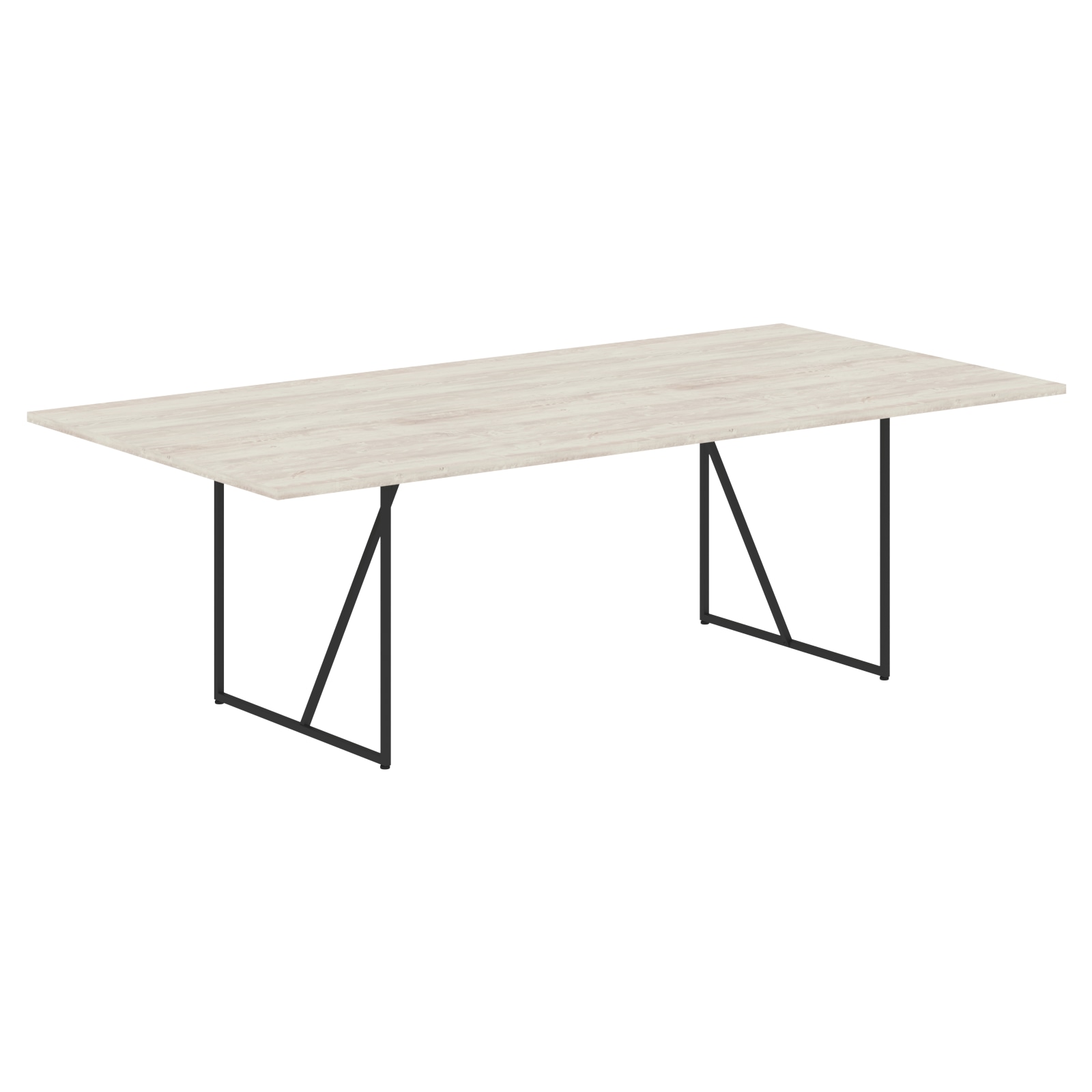 Executive Conference table, LOFTIS, LCT 2412, 2400х1200х750, Edmont pine/Black