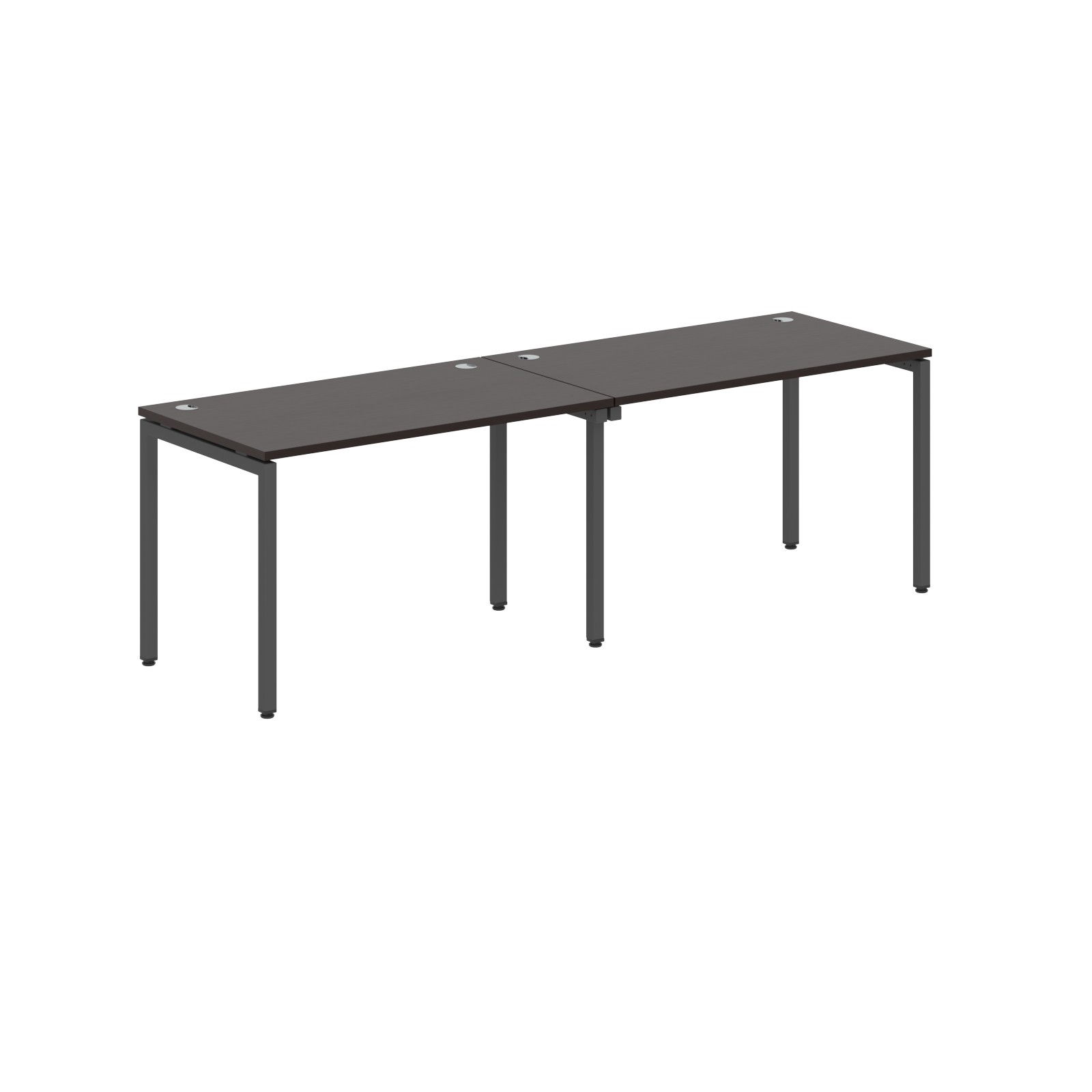 Workstation, XTEN-S, XWST 2470, 2406х700х750, Legno Dark/Anthracite