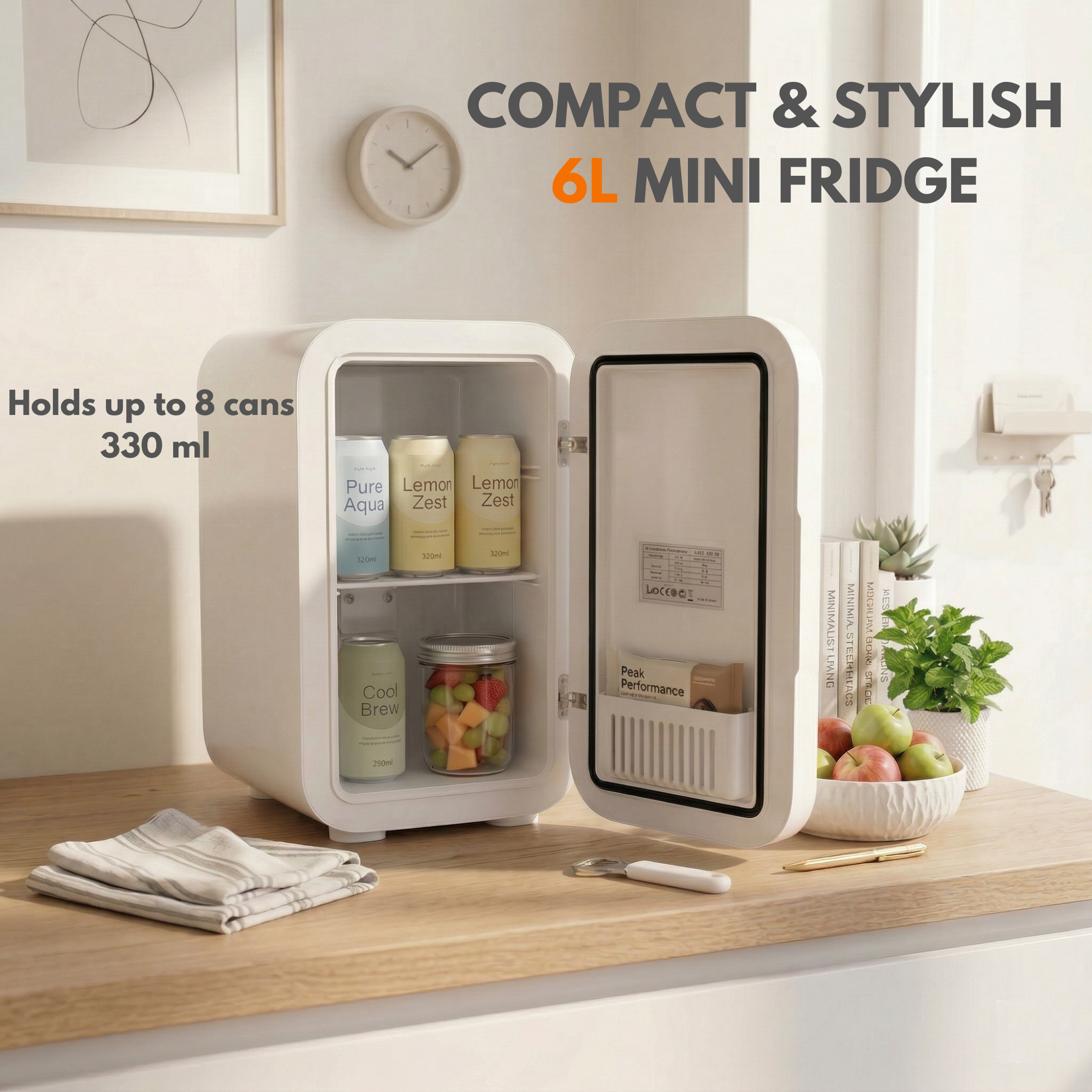 Skyland Mini Fridge 6L MFR SK 60 white