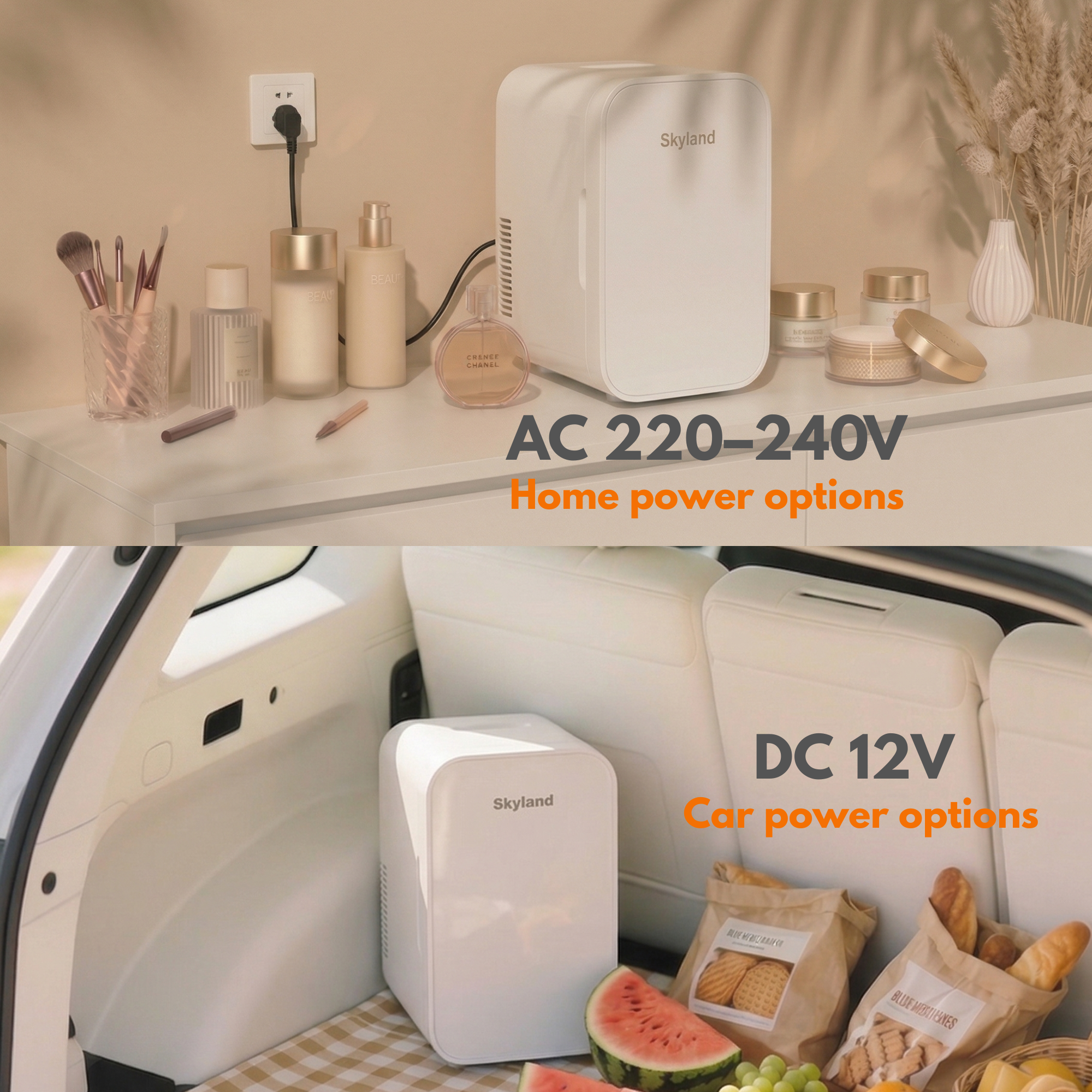 Skyland Mini Fridge 6L MFR SK 60 white