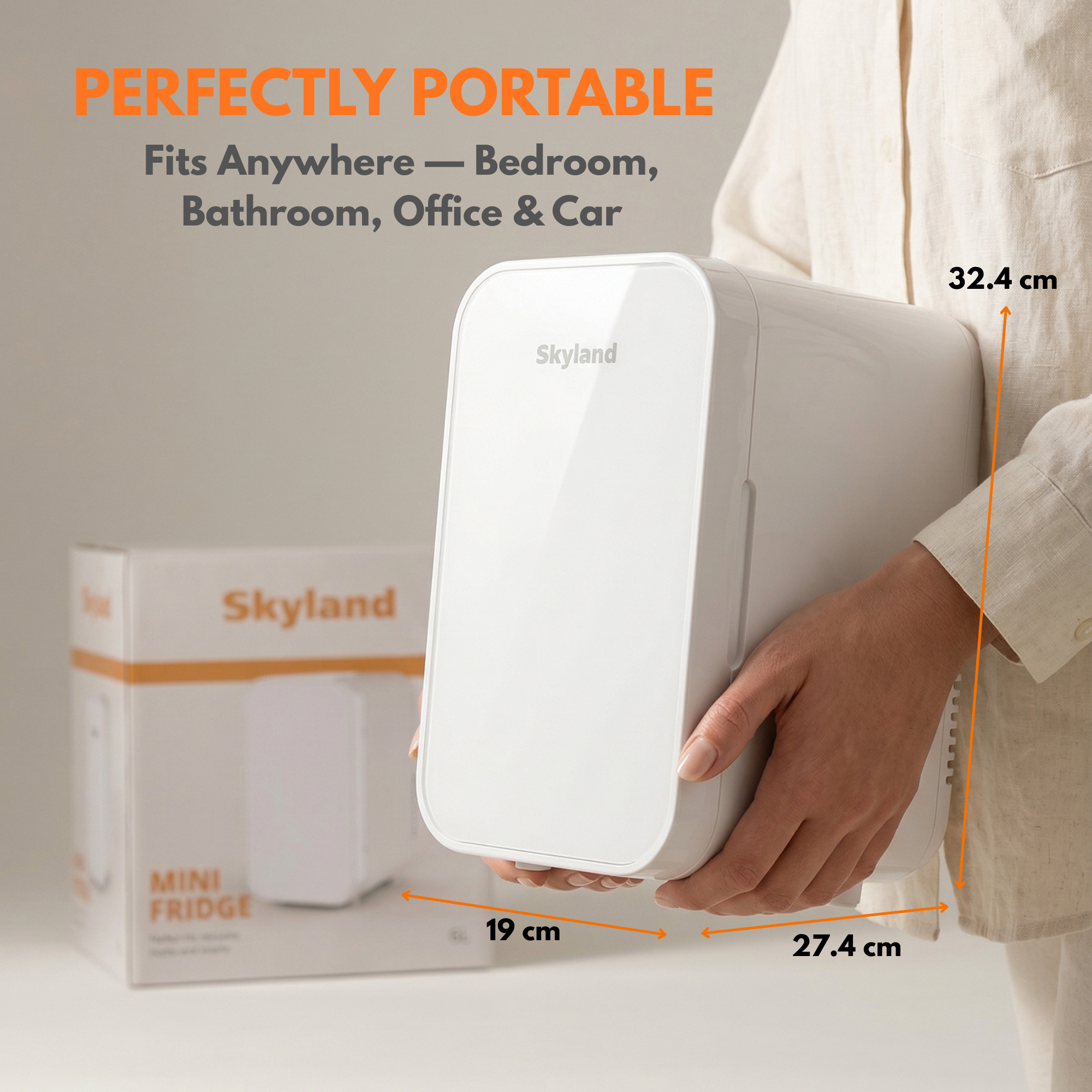 Skyland Mini Fridge 6L MFR SK 60 white