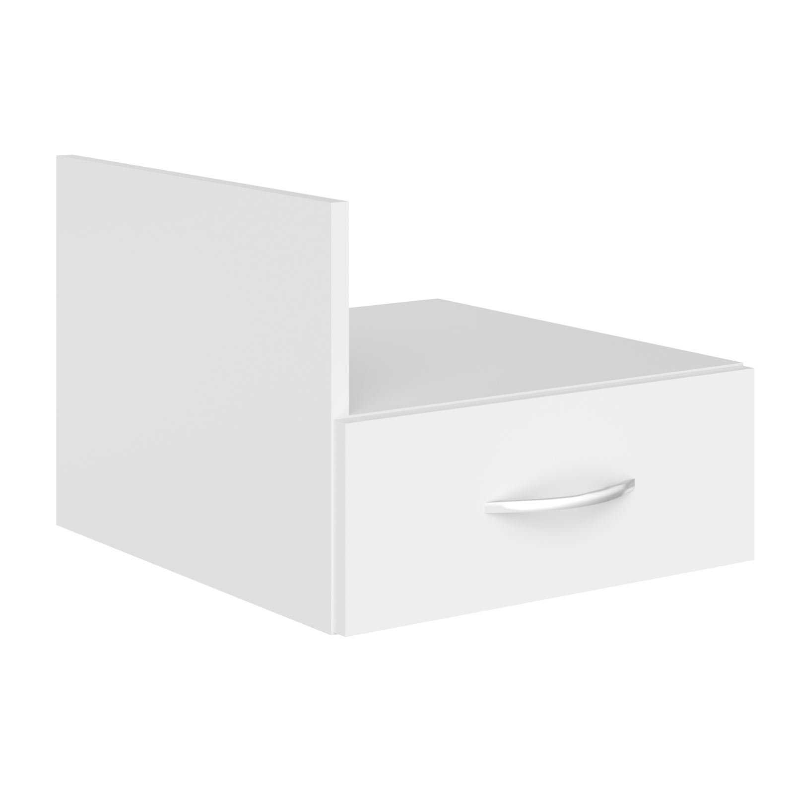 Hanging cabinet with 1 drawer, SIMPLE, SC-1V.1, 412x450x323/163, White