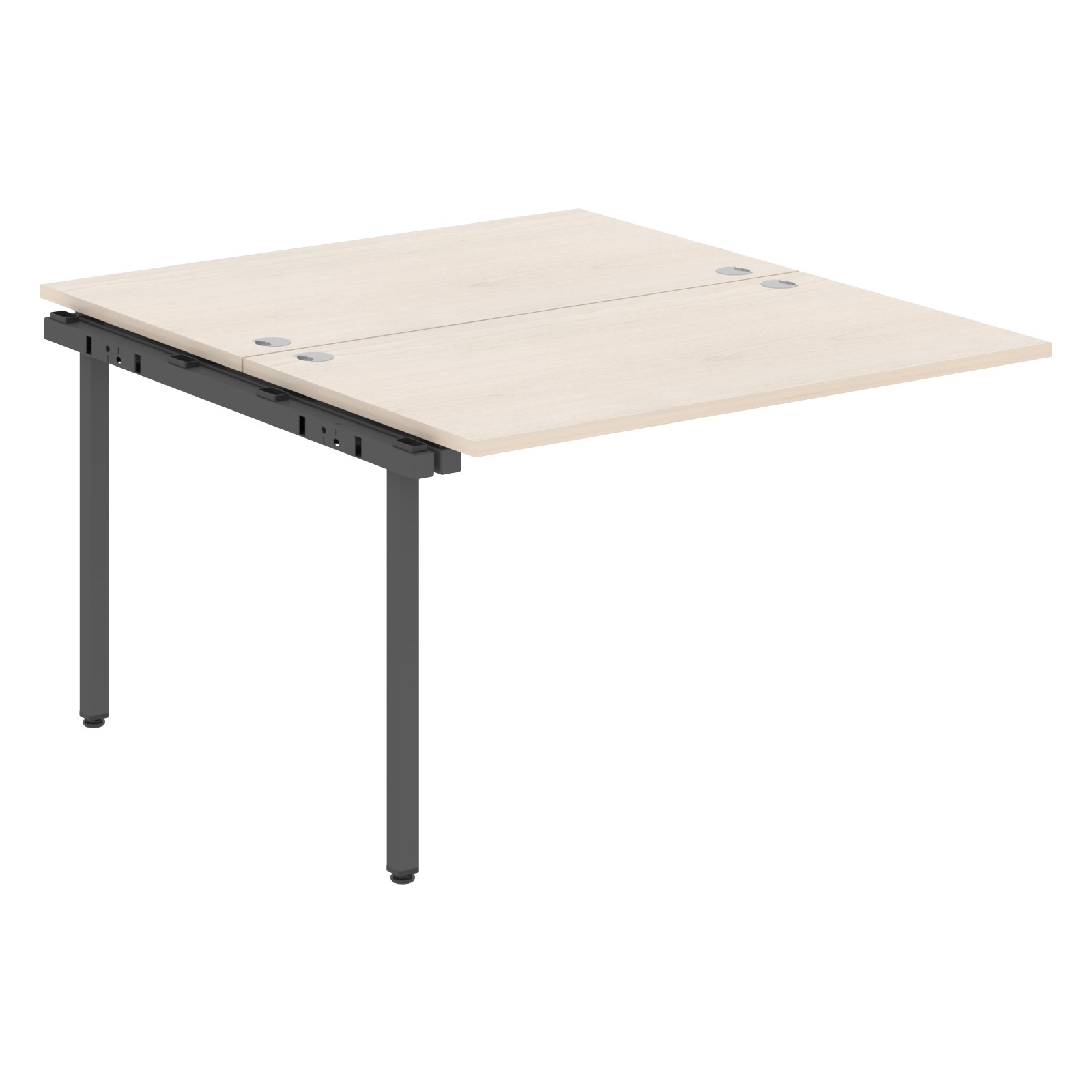 Workstation extension, XTEN-S, XIWST 1214, 1200x1406x750, Beech Tiara/Anthracite