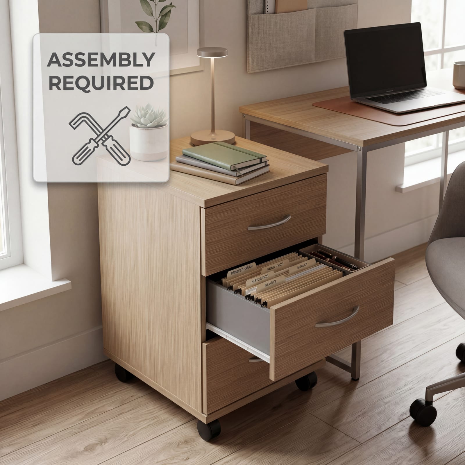 SIMPLE درج متحرك - Legno light - 412x450x566 mm