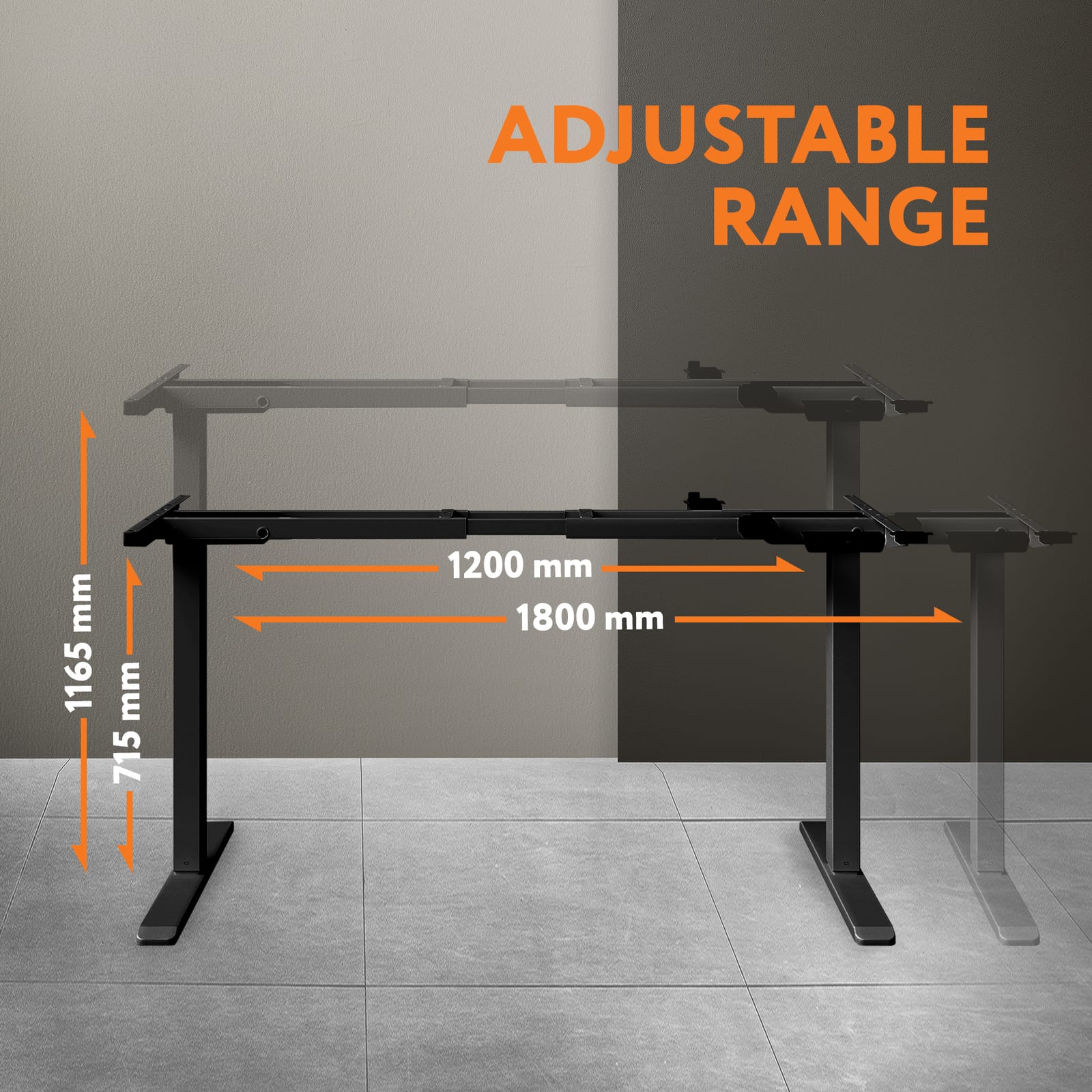 Adjustable frame black