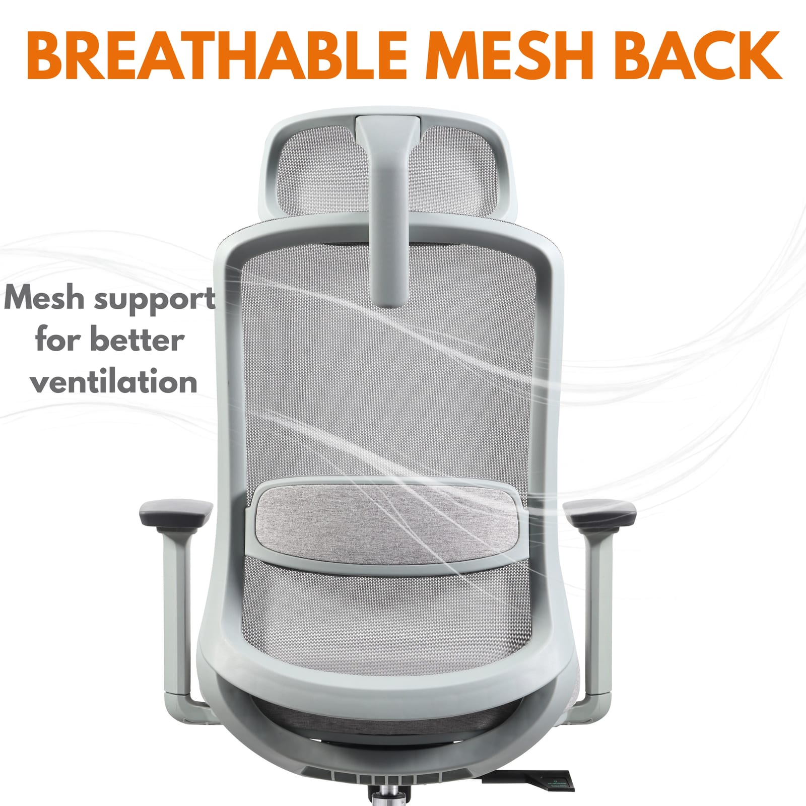 Executive office chair CH 125 grey