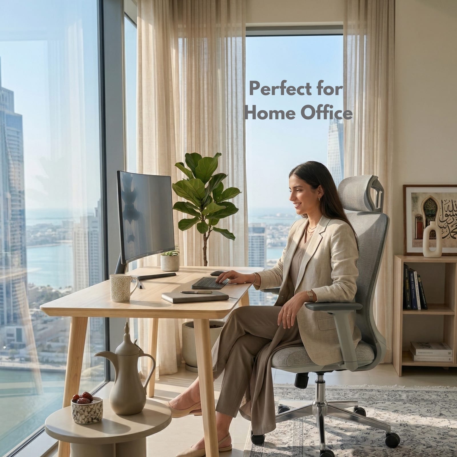 Executive office chair CH 125 grey