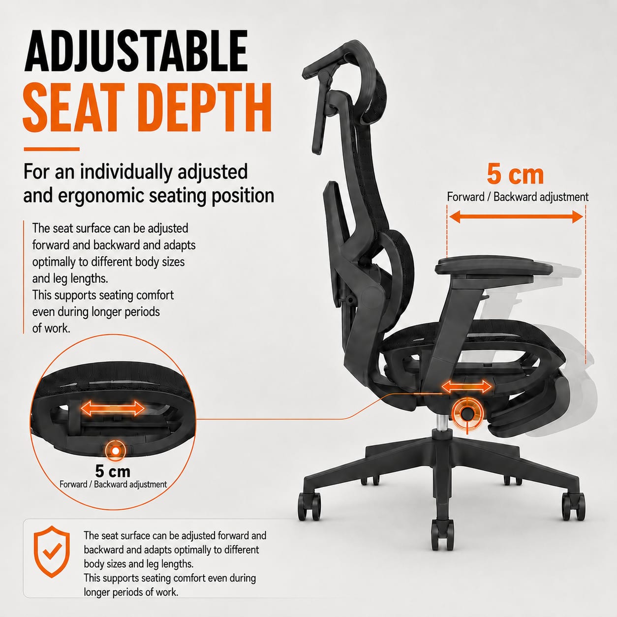 Skyland Executive Office chair CH 975 black