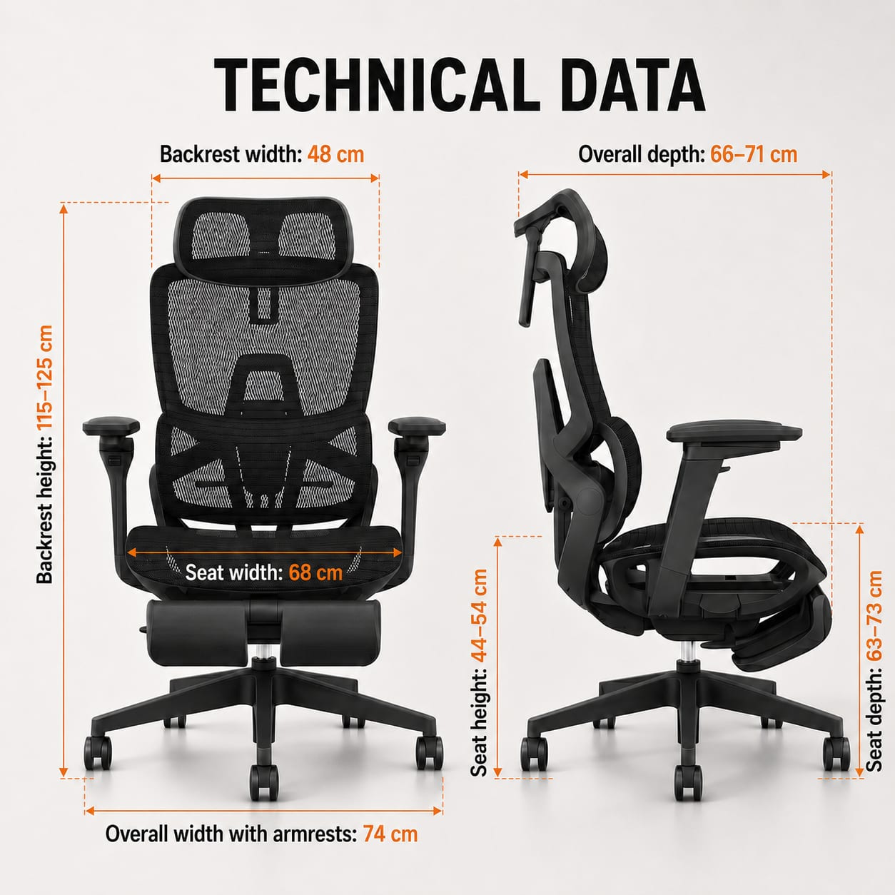 Skyland Executive Office chair CH 975 black