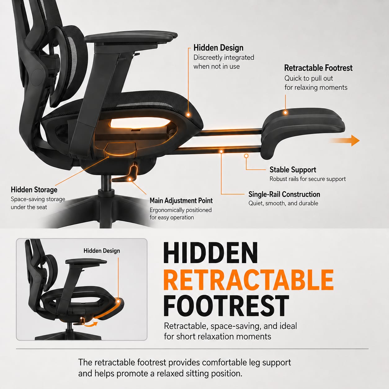 Skyland Executive Office chair CH 975 black